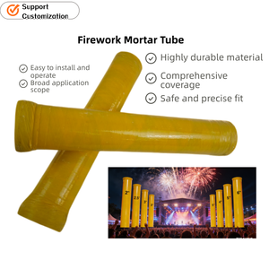 Tubo de mortero de fibra de vidrio impermeable de 2-16 pulgadas y carcasa para fuegos artificiales - Exhibición SFX reutilizable para exteriores para Año Nuevo Chino y Navidad - Product Image 4