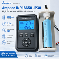 Batterie lithium-ion 18650 JP30 Ampace 3000mAh 3.6V à décharge élevée 140A pour pack de batterie d'outils électriques à semi-conducteurs