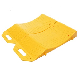 Rampes de protection pour pneus, supports de roues anti-pression pour stockage longue durée de véhicules, tampons de soutien de pneus en plastique HDPE emboîtables - Product Image 3