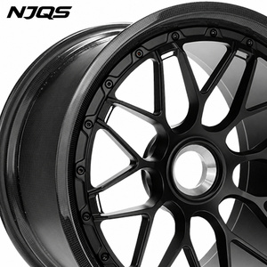 NJQS Nouveau Jante Monobloc en Fibre de Carbone Forgée en Usine, Vente en Gros, <span class=keywords><strong>18</strong></span>-21 <span class=keywords><strong>Pouces</strong></span>, 40mm 25mm, pour Pneus de Voiture Particulière avec ET 30mm - Product Image 6