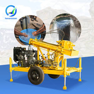 Plataforma de Perforación de Pozos Portátil OCEAN, Máquina Perforadora de Agua Diésel para Perforación de Pozos, Fabricada en China - Product Image 1