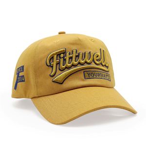 Casquettes de papa à 5 panneaux brodées sur mesure, de haute qualité, à profil bas, en gros - Product Image 6