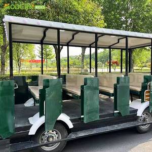 รถไฟนำเที่ยวแบบปรับแต่งได้สำหรับเด็ก รถไฟชมวิวแบบไม่ใช้รางเหล็ก สำหรับสวนสนุก ห้างสรรพสินค้า ได้รับการรับรองมาตรฐาน CE คุณภาพสูง - Product Image 6