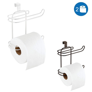 <span class=keywords><strong>Prix</strong></span> de gros Salle de douche Réservoir d'eau Porte-rouleau de papier hygiénique Porte-rouleau de papier hygiénique Support <span class=keywords><strong>suspendu</strong></span> pour porte arrière Porte-serviettes sans poinçon - Product Image 3