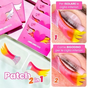 Protector de pestañas de silicona reutilizable 2 en 1 de marca privada personalizada para lifting de pestañas inferiores, almohadillas para extensiones de pestañas, parches para debajo de los ojos - Product Image 3