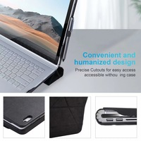 Housse de protection pour ordinateur portable avec support pour Microsoft Surface Book 1 2 3 13,5 pouces