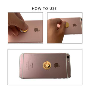 Parche Metálico de Oro de 24K con Iones Negativos Hoonni, Energía Cuántica Escalar de 1500cc, Anti Radiación EMF, 26mm de Diámetro, Adhesivo para Móvil - Product Image 3