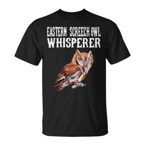 Camiseta Eastern Screech-Owl Whisperer para amantes de las aves, regalo promocional perfecto - Product Image 1