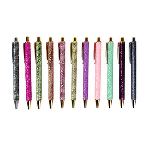 قلم حبر جاف برتقالي ماسي غطاء من الألماس من من من من من من من من من جهة من جهة من جهة تصنيع من جهة أخرى ، مع صحافة كتابة بعرض الترتر والقفز ، هدايا لامعة معدنية - Product Image 2