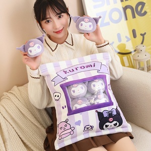 Peluche de Gato y Conejo Adorable Popular en Internet, Almohada Grande, Muñeco de Peluche con Relleno de Algodón PP, Alivia <span class=keywords><strong>el</strong></span> Estrés, Regalo de Cumpleaños para Niñas - Product Image 3