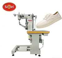 Machines automatiques de production de chaussures, machine à coudre industrielle pour fabricants de chaussures