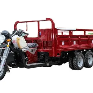 Negen Wielen Cargo Motorfiets Dump Cargo Gemotoriseerde Driewieler 300cc Cargo Driewieler Zware Belasting Benzine Driewielers