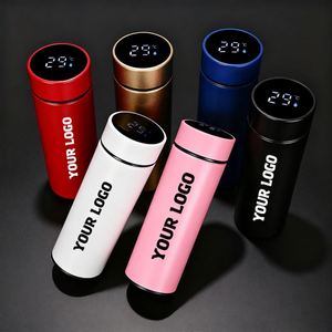 Custom Logo Printed Stainless Steel Insulated Water Bottles Promotion Corporate Activity Business Gift Tumbler Vacuum <b>Flasks</b> - Product Image 1