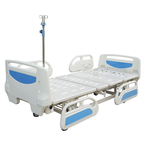 <span class=keywords><strong>Lit</strong></span> <span class=keywords><strong>d</strong></span>'hôpital manuel professionnel à 3 manivelles avec barrières latérales en ABS |   <span class=keywords><strong>Lit</strong></span> médical multifonctionnel pour les soins hospitaliers et à domicile |   Charge de 250 kg - Product Image 3