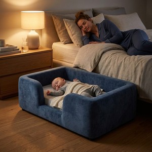Lit de sol pour enfants en mousse souple et sûre, design Montessori OEM, matelas pour bébé, 175*100*45cm, lavable, en velours, pour chambre à coucher - Product Image 6