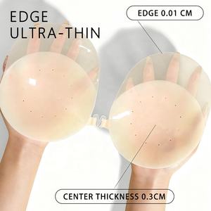 Levantamiento de la cubierta de pezón de silicona Adhesivo de grado médico Empanadas de senos lavables Enhancer Stickiness Gathering Push up Nippies Pads - Product Image 2
