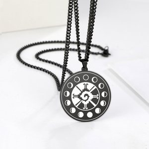 Myshape Azulejo símbolo de la Deidad Maya Hunab Ku colgante <span class=keywords><strong>collares</strong></span> joyería de acero inoxidable hombres talismán <span class=keywords><strong>collares</strong></span> - Product Image 1