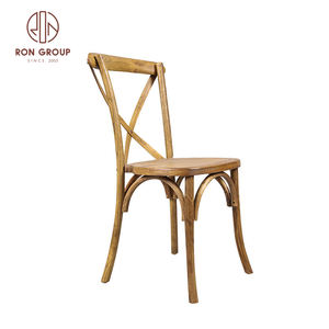 Alquiler de Muebles <span class=keywords><strong>para</strong></span> Bodas al Aire Libre, Silla de Madera con Respaldo Cruzado <span class=keywords><strong>para</strong></span> <span class=keywords><strong>Eventos</strong></span>, Banquetes y Fiestas - Product Image 6