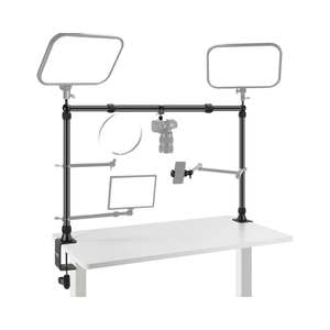 <span class=keywords><strong>Pour</strong></span> NEEWER NK002 support de bureau en métal avec 2 têtes à billes Super pince plate-forme de caméra aérienne <span class=keywords><strong>pour</strong></span> <span class=keywords><strong>accessoires</strong></span> de Studio <span class=keywords><strong>Photo</strong></span> NK002 - Product Image 1