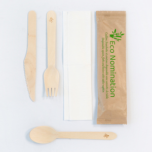 Prix de gros Ensembles de <span class=keywords><strong>couverts</strong></span> jetables <span class=keywords><strong>en</strong></span> <span class=keywords><strong>bois</strong></span> cuillère couteau fourchette avec différentes tailles - Product Image 5