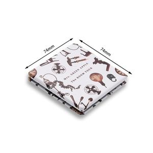 Hot Sale Small Gift <b>Rectangle</b> Shaped Pocket Portable Ladies Makeup PU Leather Compact <b>Mirror</b> - Product Image 3