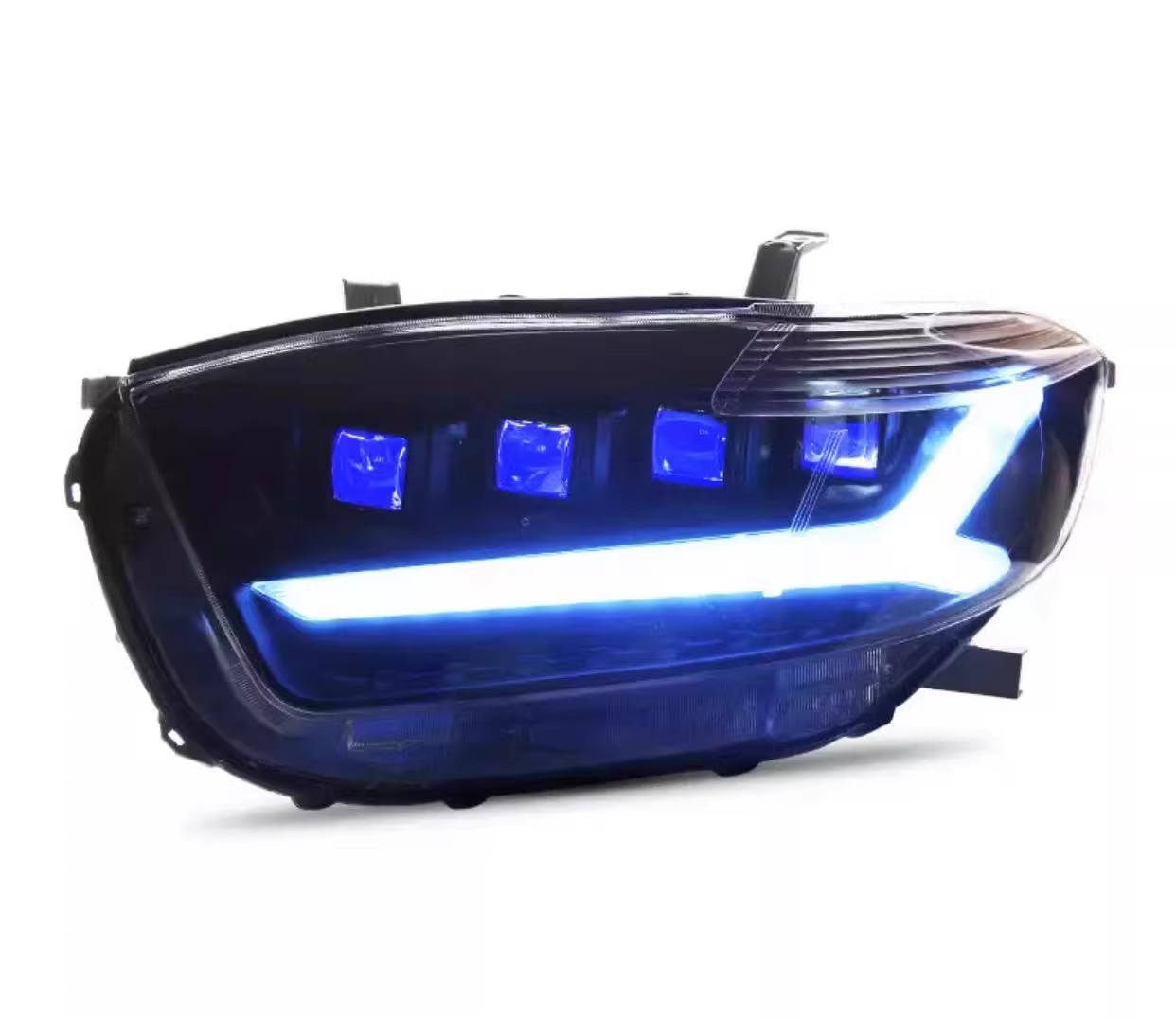 Faro delantero "Ojo de Demonio Azul"