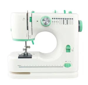 Yeni tasarım FHSM-520 Mini ev bez DİKİŞ MAKİNESİ ile düğme delik dikiş maquina de coser fabrika fiyat
