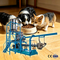 Ligne de production automatique de croquettes pour chiens de compagnie, extrudeuse de croquettes, machine à nourriture pour chiens et chats
