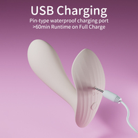 Vibrateur portable à télécommande APP, double tête, stimulation du point G et du clitoris, silicone liquide, moteur en acier tungstène, étanche