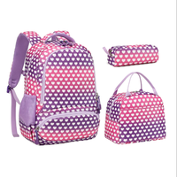 Vente en gros de sacs à dos d'étudiant 3-en-1 multicolores grand sac à dos licorne léger et imperméable pour fille sac à dos pour ordinateur portable pour enfants