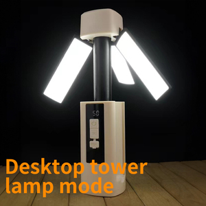 Đóng mở cắm trại đèn lồng 3 xoay Side ánh sáng USB nam châm hiển thị kỹ thuật số đèn pin đêm chợ gian hàng mở rộng Lều đèn - Product Image 3