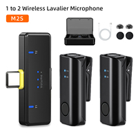 Microphone Lavalier Sans Fil Personnalisé avec Logo Privé, Ultra-léger 8g, Type-C, Double Canal, Réduction de Bruit pour Propriétaires de Marques