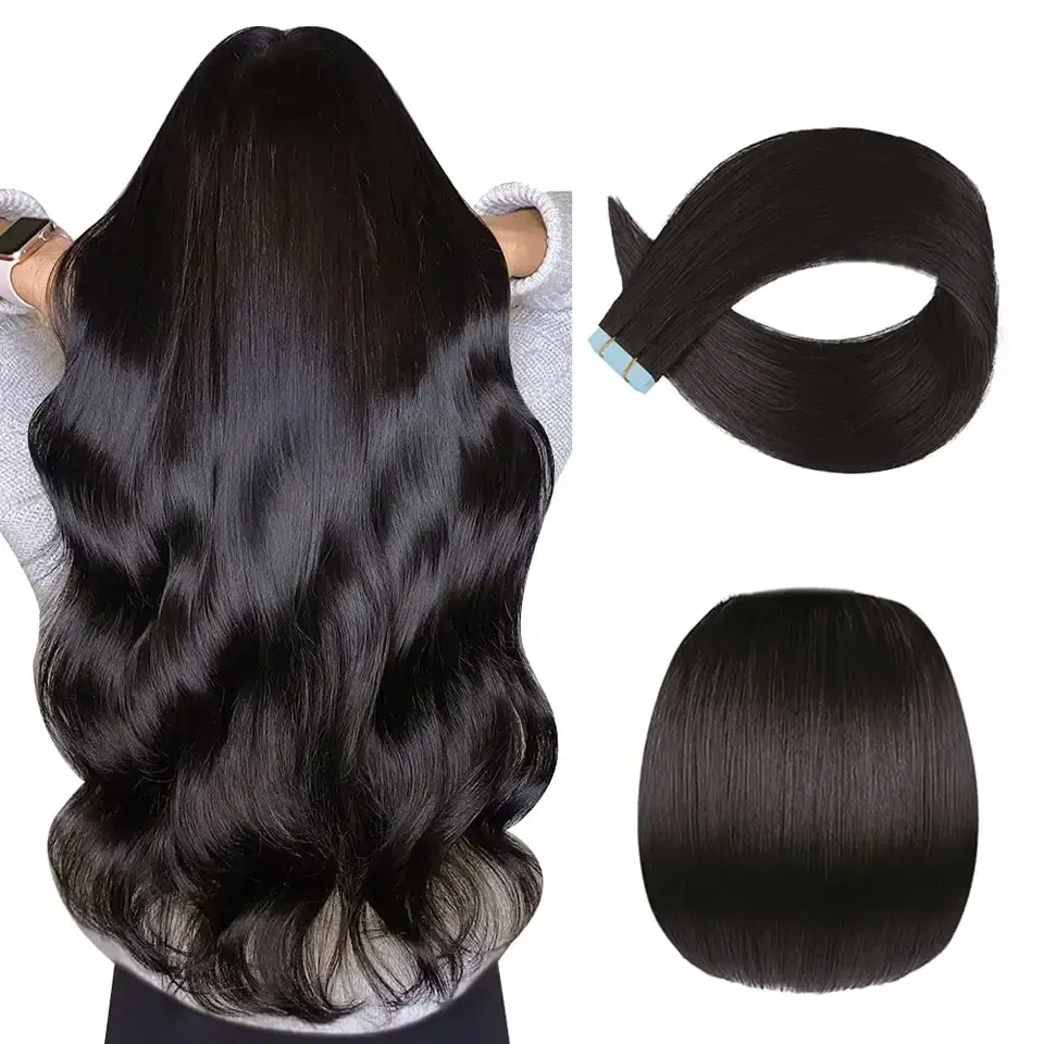 Wholesale Hot Sale Cambodian Human Tape in Hair Extension 100% Virgin Tape in hair Extension 100human hair