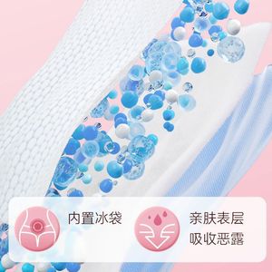 Compresa fría médica Shaoqi Ling de 21 cm x 36 cm, compresa refrescante desechable para el cuidado perineal posparto - Product Image 4