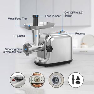 <span class=keywords><strong>Robot</strong></span> de cuisine électrique 2000W pour la maison, <span class=keywords><strong>hachoir</strong></span> à viande durable en métal, mixeur et <span class=keywords><strong>hachoir</strong></span> alimentaire domestique - Product Image 4