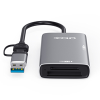 3 en 1 de alta velocidad USB3.0 5Gbps XQD lector de tarjetas Plug and Play Usb/usb-c Otg SD/TF lector de tarjetas para cámara teléfono móvil tableta