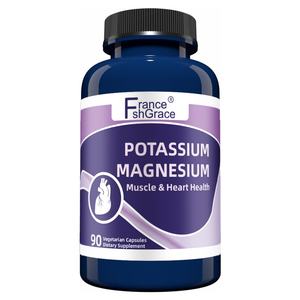 Complément personnalisé de potassium et de magnésium, 90 capsules, soutient la santé vasculaire des adultes, capsules de potassium et de magnésium - Product Image 1