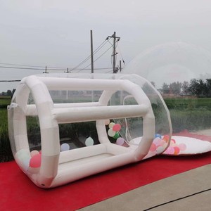 Château gonflable en PVC blanc pour l'extérieur, maison à bulles, fête de mariage, jeu pour enfants à vendre - Product Image 3