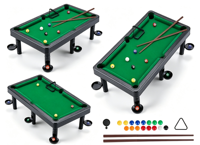 Mini-jeu de billard de table à surface floquée, table de billard de bureau, jeu éducatif de sport d'intérieur