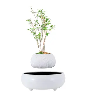 <span class=keywords><strong>Pot</strong></span> <span class=keywords><strong>de</strong></span> fleurs flottant magnétique en résine <span class=keywords><strong>de</strong></span> style nordique unique, fait à la main, en céramique blanche, décoration intelligente, <span class=keywords><strong>pot</strong></span> <span class=keywords><strong>de</strong></span> bonsaï - Product Image 5