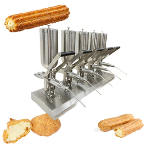 Máquina Manual para Rellenar <span class=keywords><strong>Churros</strong></span> de Acero Inoxidable 304 de 5L con 5 Boquillas, Fácil de Operar, para Uso en Panaderías y Restaurantes - Product Image 1