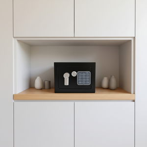 Coffre-fort mural pour clés, montre, argent, avec serrure à code - Product Image 5