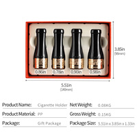 CIGARLOONG Meilleure vente Embout gravé pour cigare pour fumeur de cigare en santé, porte-pipes à cigare, embout buccal, accessoires de luxe pour cigare