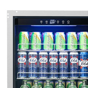 Frigorifero <span class=keywords><strong>da</strong></span> <span class=keywords><strong>Esterno</strong></span> Integrato Sottobanco, <span class=keywords><strong>Congelatore</strong></span> Verticale per Uso Domestico, Frigo Bar per Hotel con Porta Singola Solida e Raffreddamento ad Aria - Product Image 3