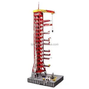 Baru Mork 031003 3586 buah Model menara Apollo V 3d Diy mainan blok bangunan plastik untuk grosir