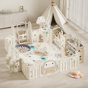 Pieghevole grandi bambini box in plastica ultima recinzione di sicurezza per bambini al coperto gioco Playyard presepe portatile per bambini cortile gioco con cancello - Product Image 1