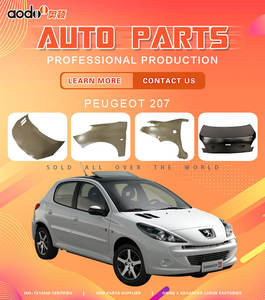 Flare de garde-boue de roue avant arrière en acier à montage de précision pour kit de carrosserie automobile Pe-geot 207 - Product Image 2