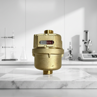 High-Precision Brass IP68 DN15 Prepaid Volumetric Water Meter OEM for Home Use Cold Water