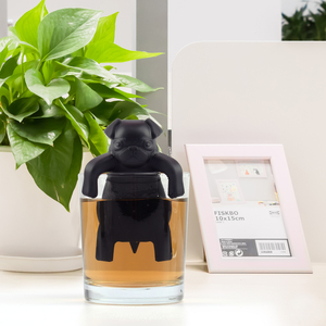 ที่กรองชารูปสัตว์ซิลิโคนรูปปั๊กน่ารักแบบกำหนดเอง - Product Image 5