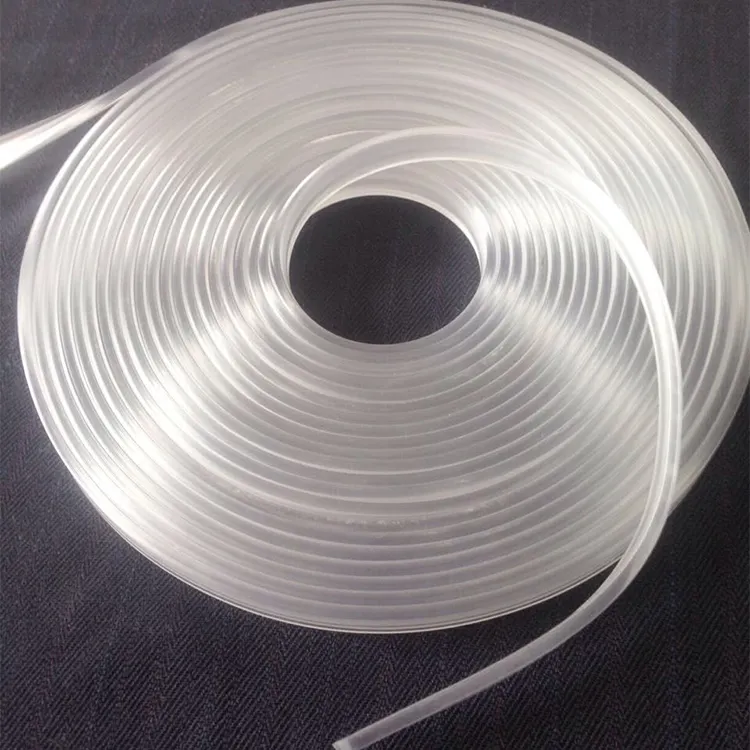 Natural White Silica Gel Silicone Rubber Strip High Temperature Resistance